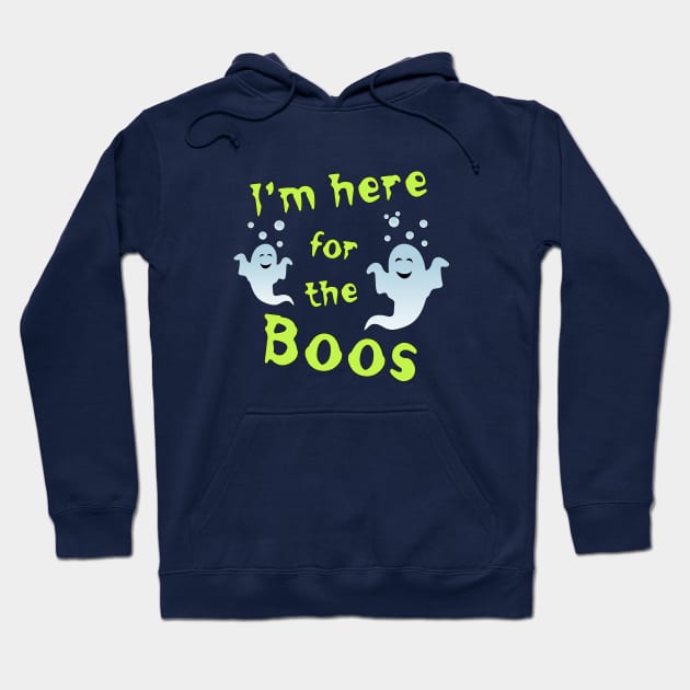 I'm Here for the Boos Hoodie by MPopsMSocks